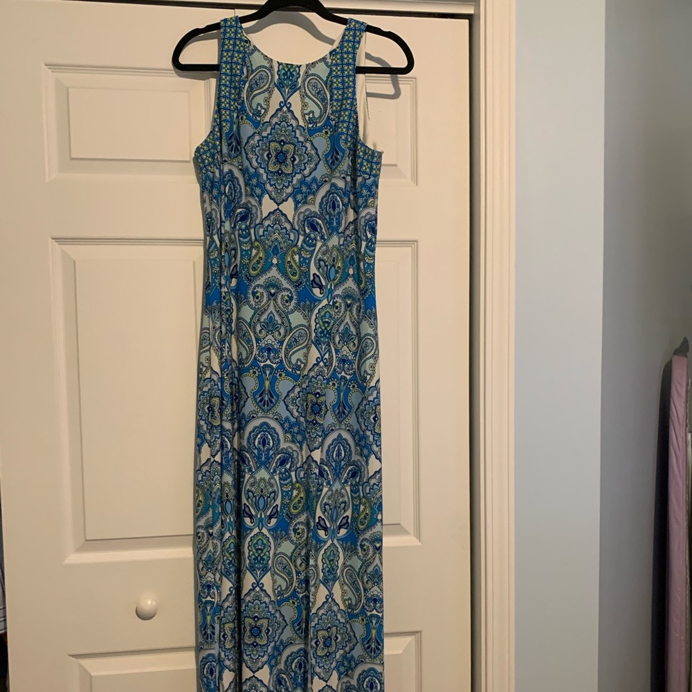 Patterned maxi dress